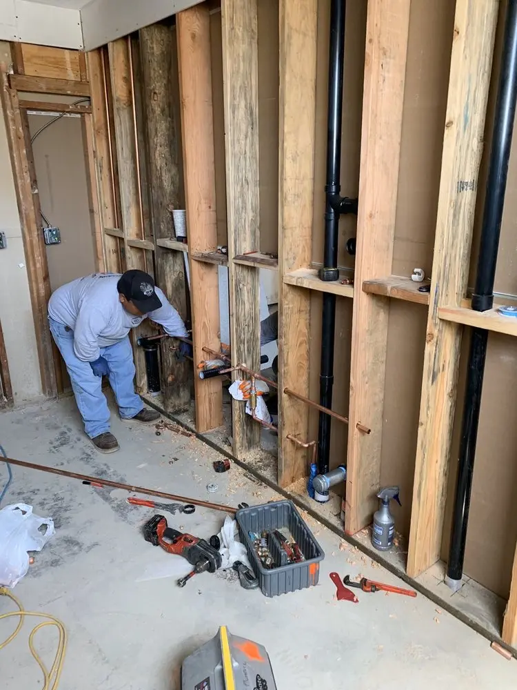 Commercial rough-in plumbing for Commercial Plumbing in Youngsville